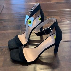 Black Madden Girl heels, never worn size 9
